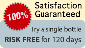 Satisfaction Guaranteed - Try a single bottle risk free for 120 days!